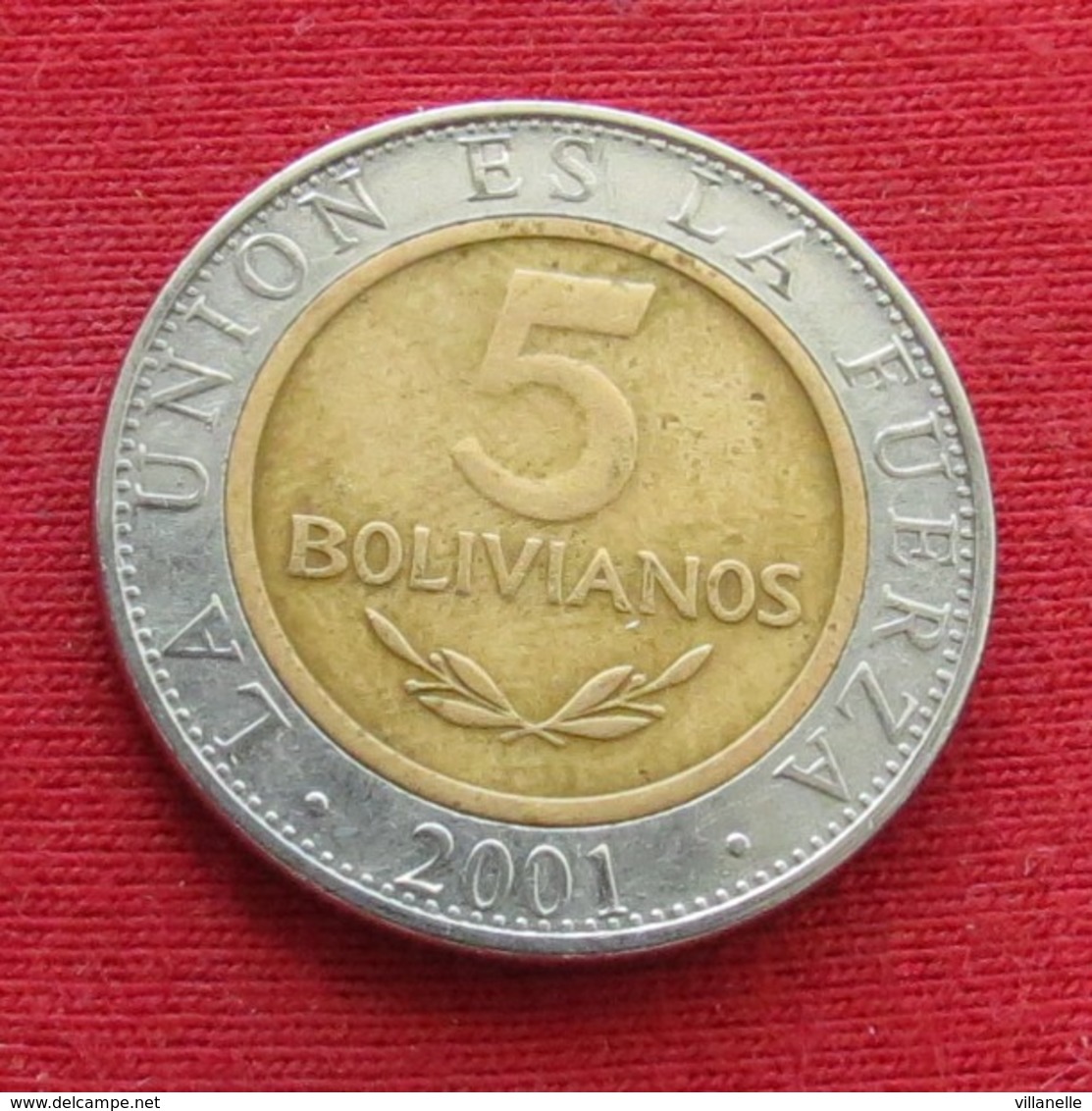 Bolivia 5 Bolivianos 2001 KM# 212 Bolivie - Bolivië