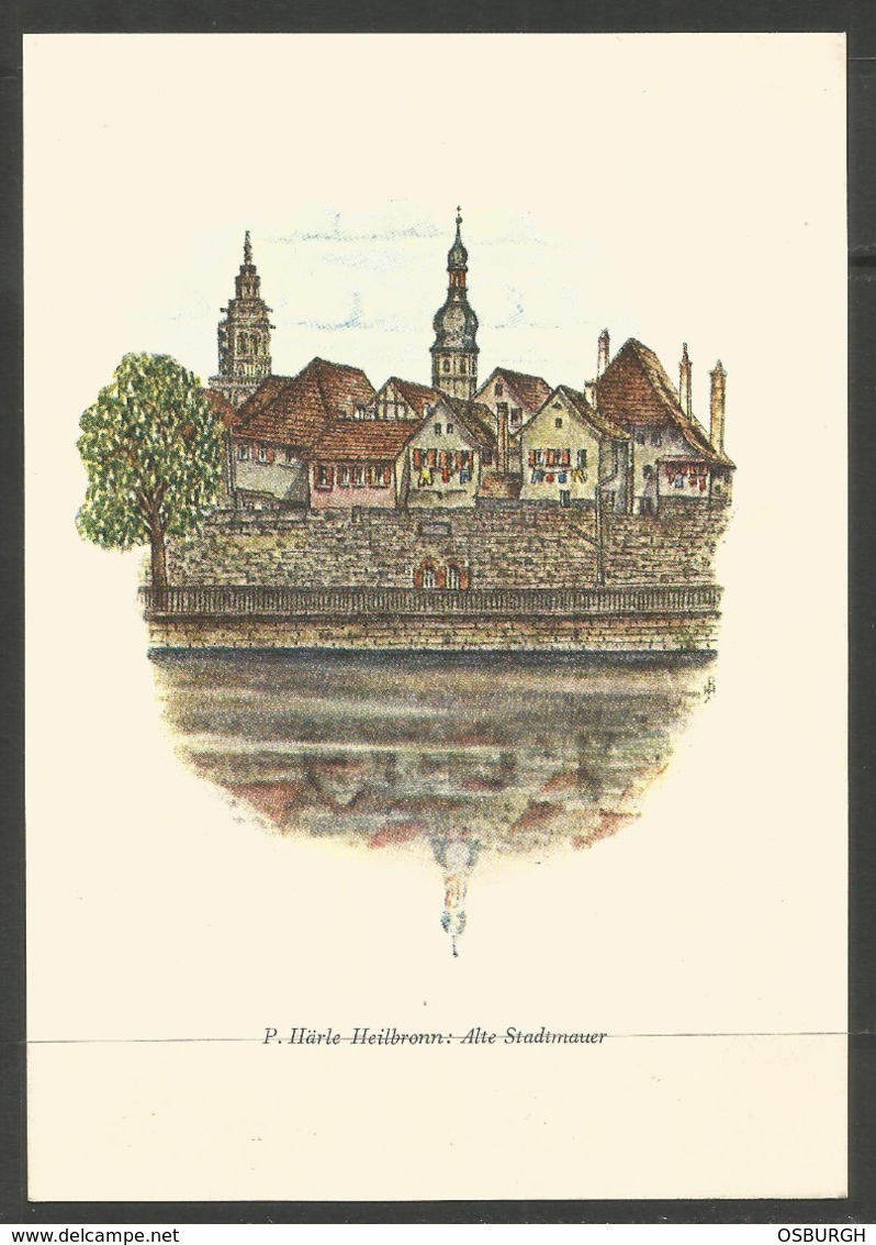 GERMANY. POSTCARD. HEILBRONN. ALTE STADTMAUER. P HARLE - Heilbronn