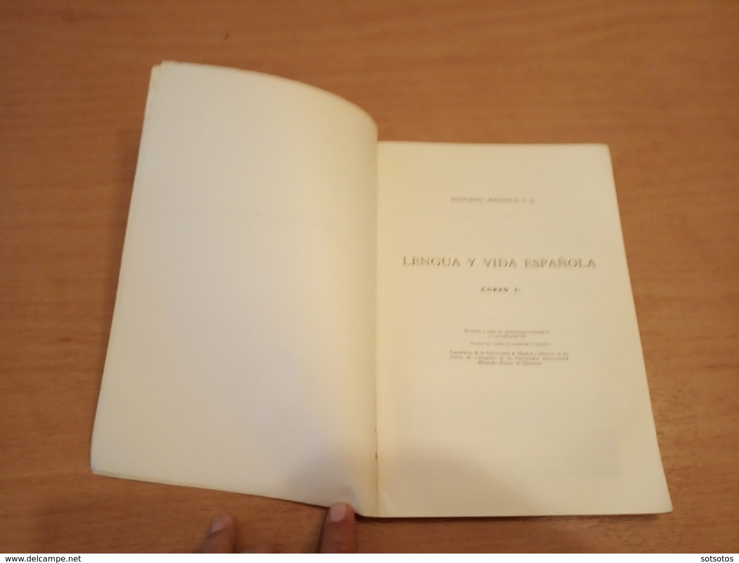 LENGUA Y VIDA ESPANOLAS, Corso Elemental - Schulbücher