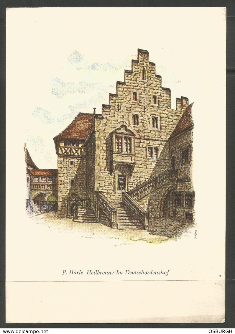 GERMANY. POSTCARD. HEILBRONN. IM DEUTSCHORDENSHOF. P HARLE - Heilbronn