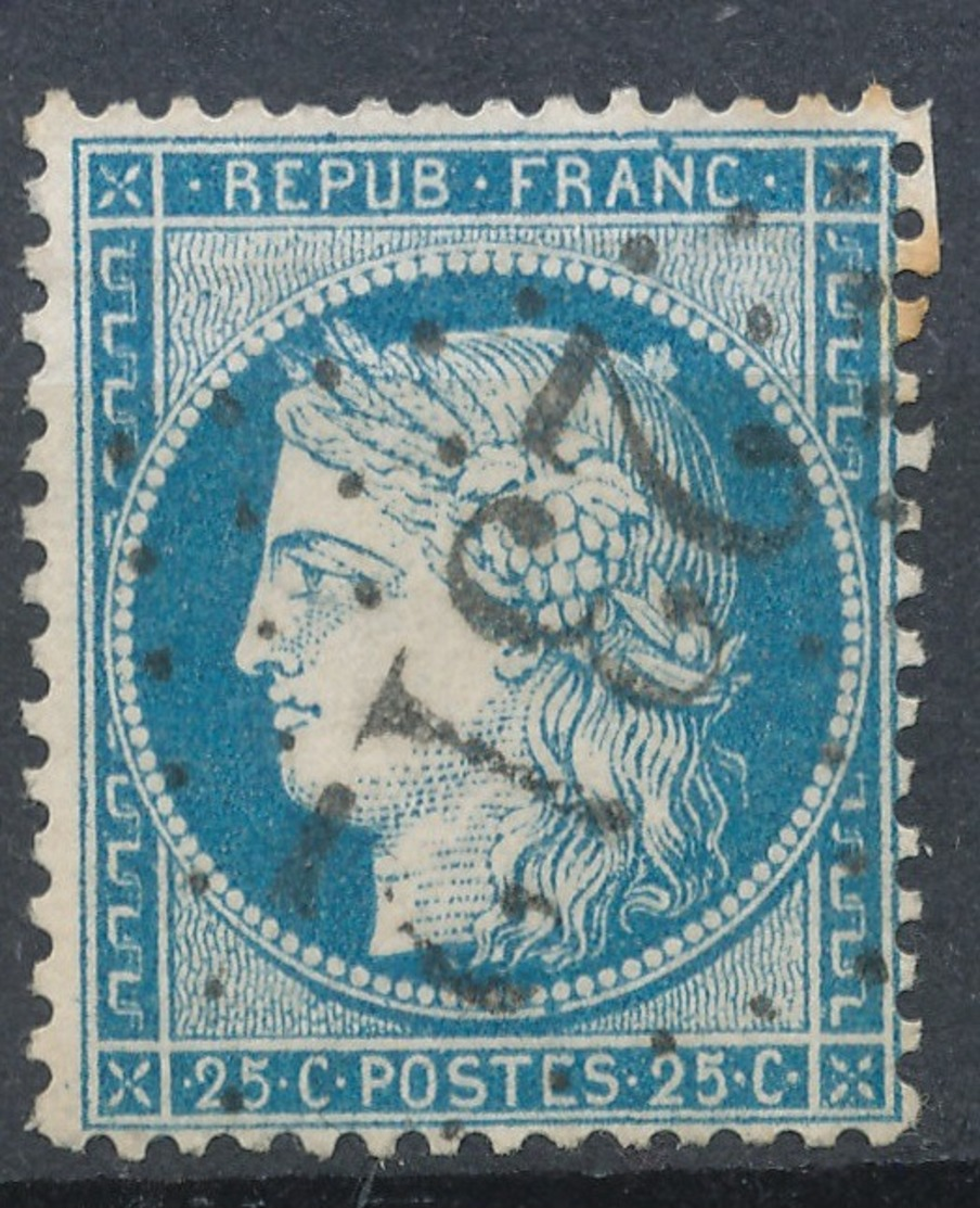 N°60C TYPE III VARIETE.MARQUEE AU VERSO. - 1871-1875 Ceres