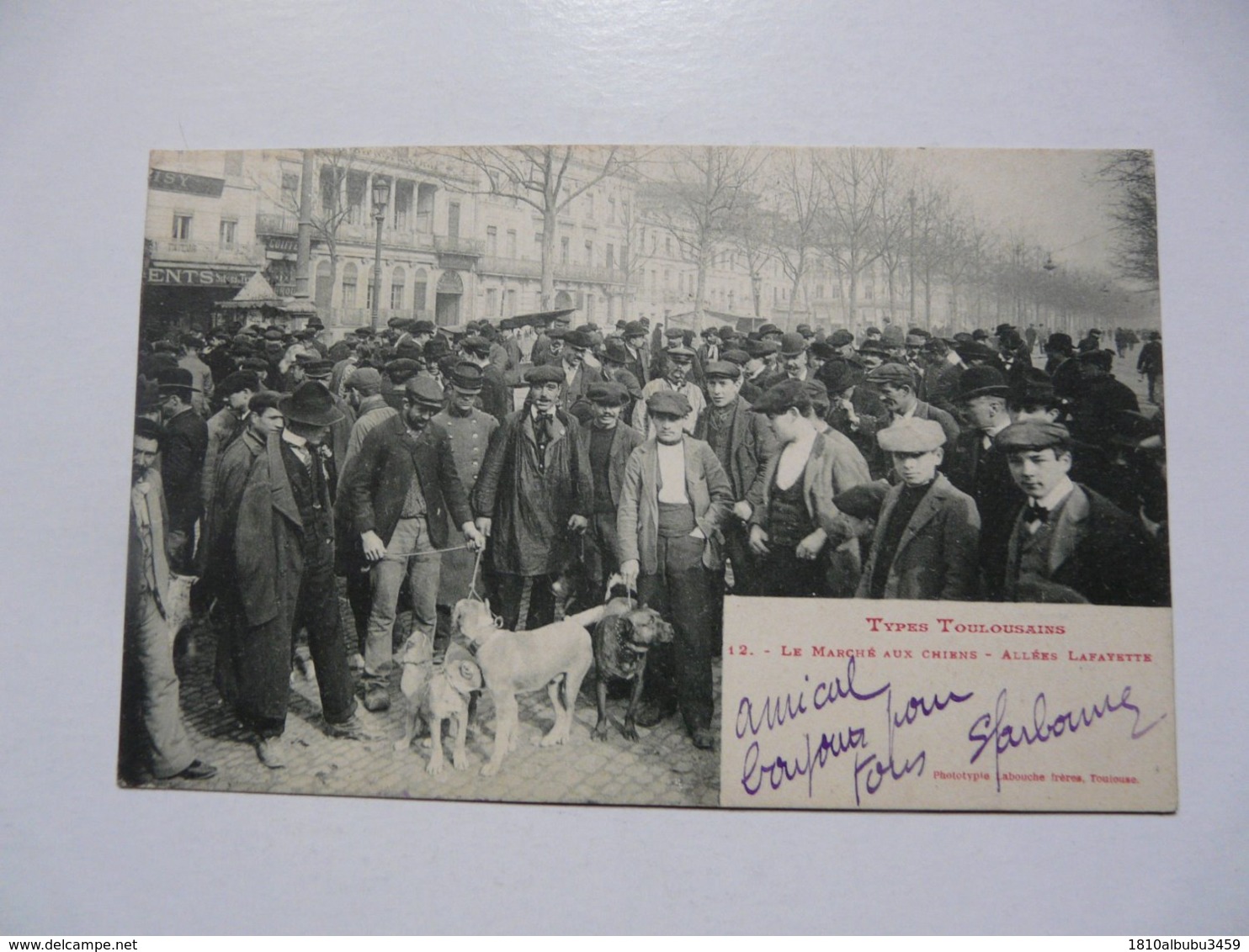 CPA 31 HAUTE GARONNE - TOULOUSE : Types Toulousains - Le Marché Aux Chiens - Toulouse