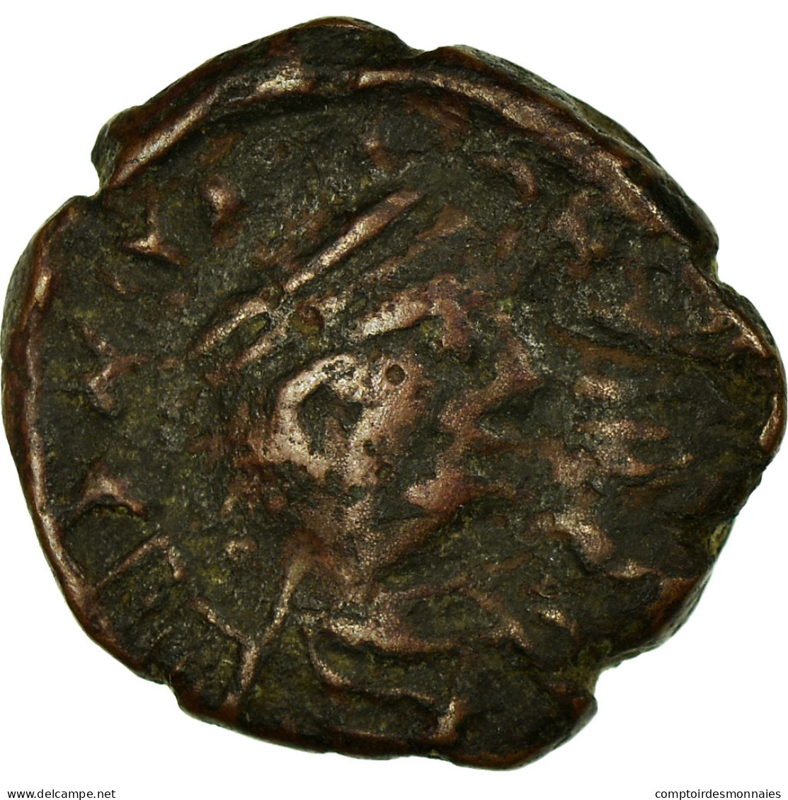Monnaie, Justinien I, Pentanummium, 546-551, Antioche, TB+, Cuivre, Sear:243 - Bizantine