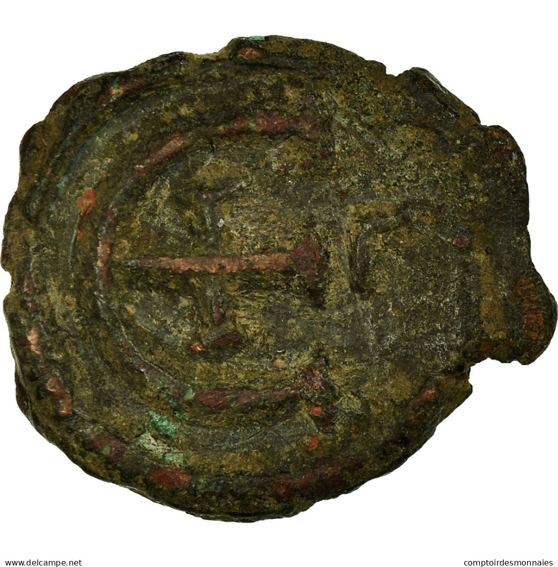 Monnaie, Justinien I, Pentanummium, 542-546, Antioche, TTB, Cuivre, Sear:241 - Byzantium