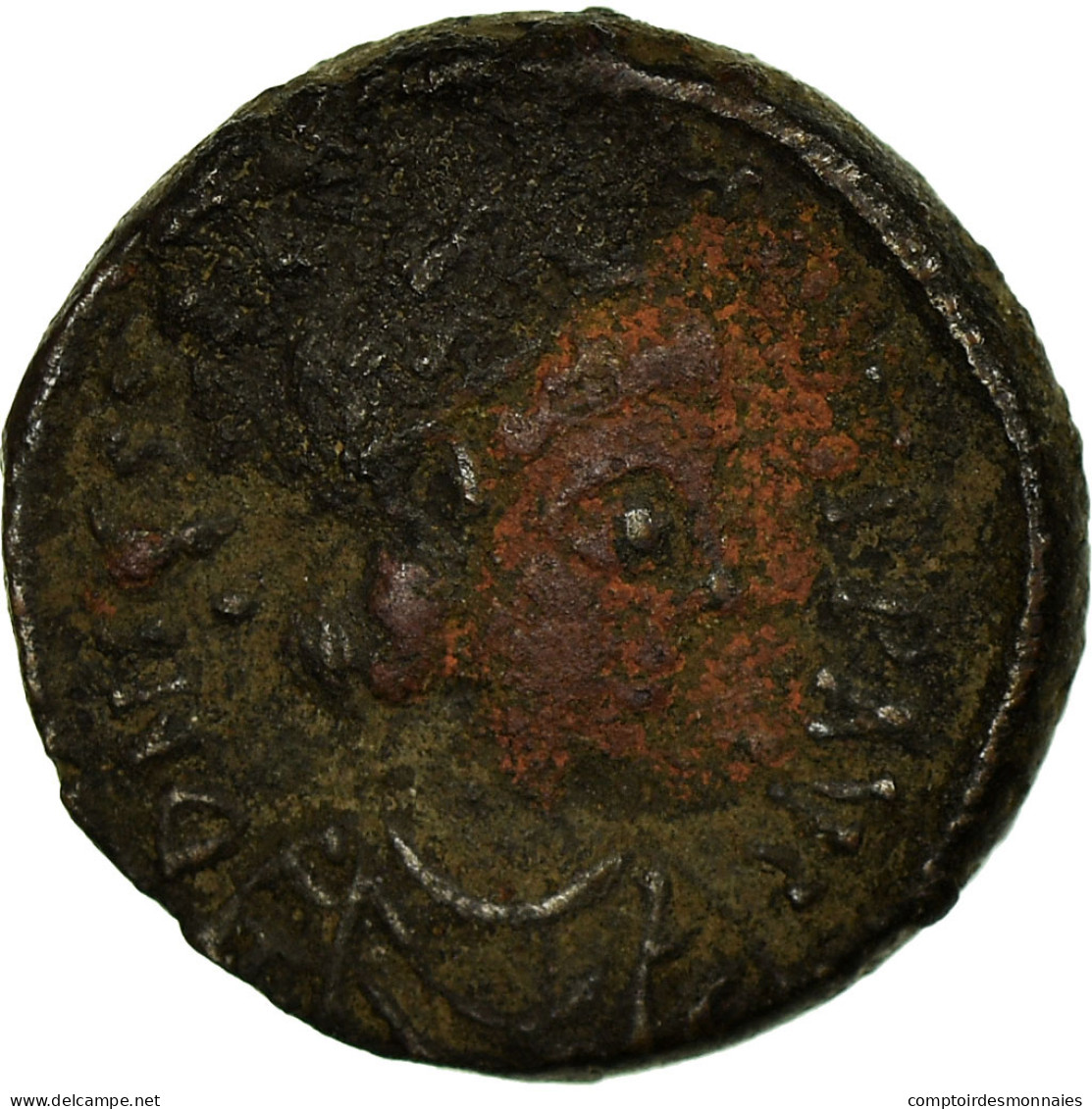 Monnaie, Justinien I, Pentanummium, 527-565 AD, Constantinople, TB+, Cuivre - Bizantinas