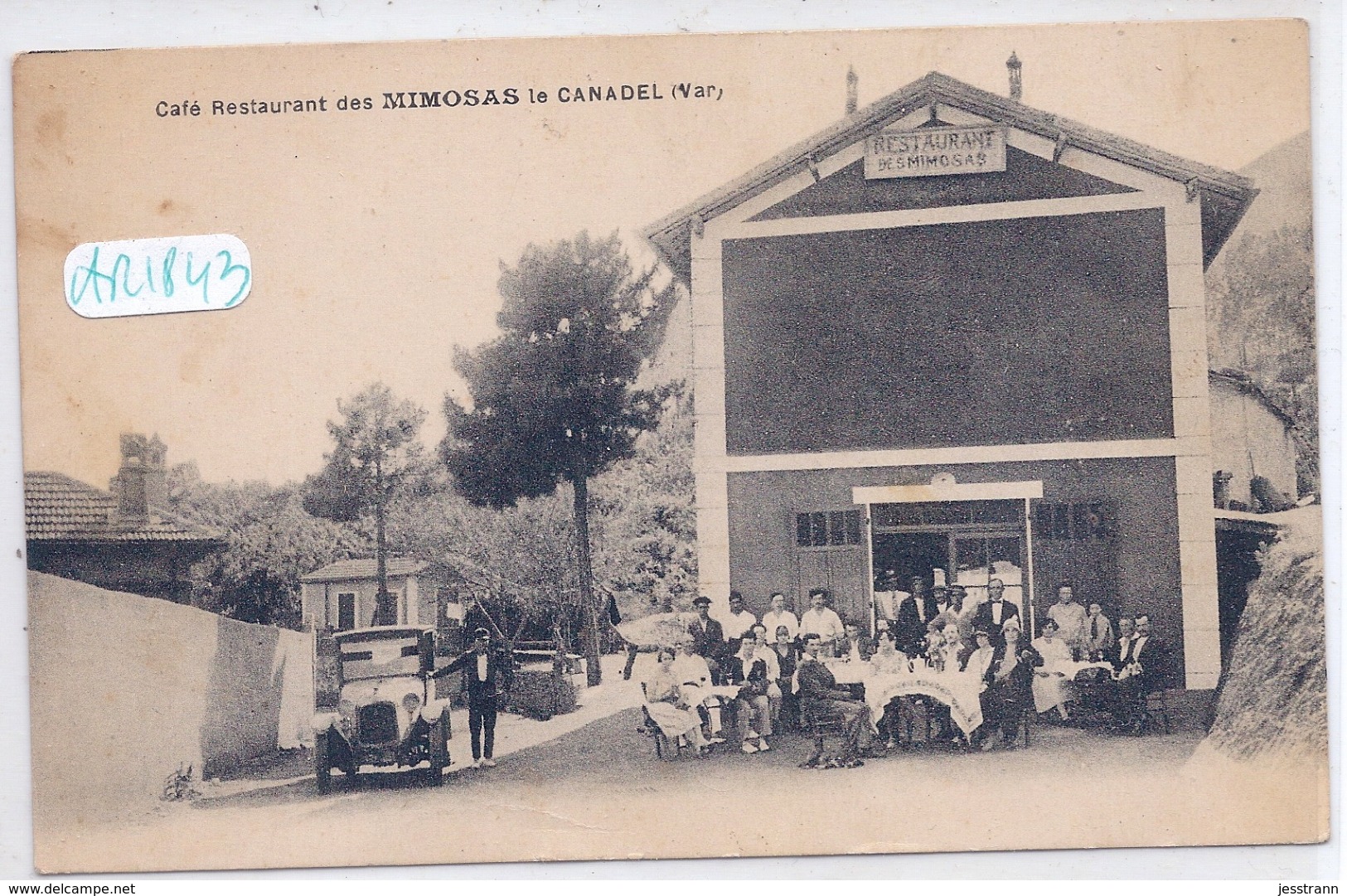 LE CANADEL- CAFE-RESTAURANT DES MIMOSAS- LA TERRASSE BIEN FREQUENTEE- BELLE AUTO- PLAN RARE - Autres & Non Classés