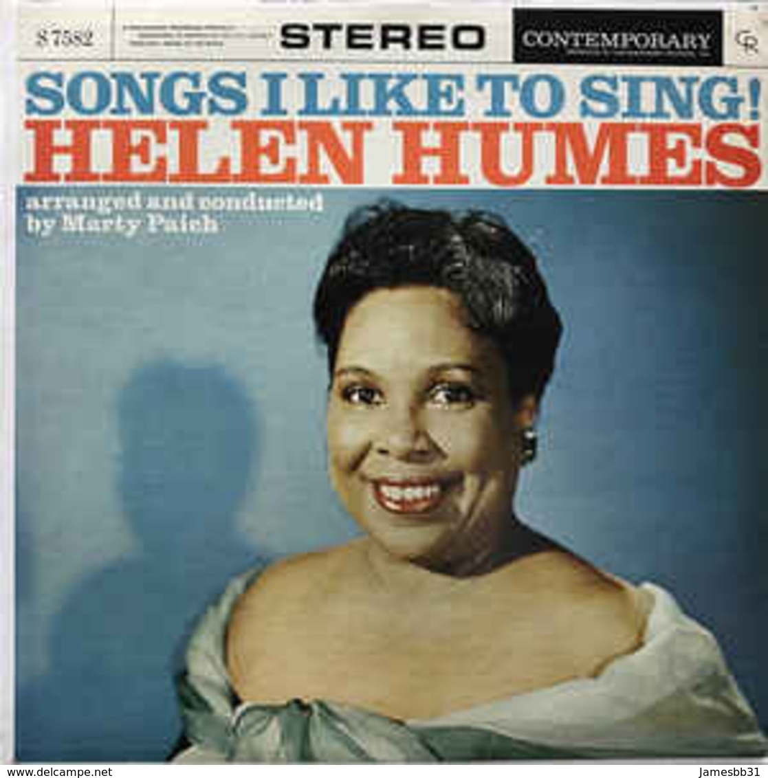 Helen Humes ‎– Songs I Like To Sing! Label: Contemporary Records ‎– S 7582 - Jazz