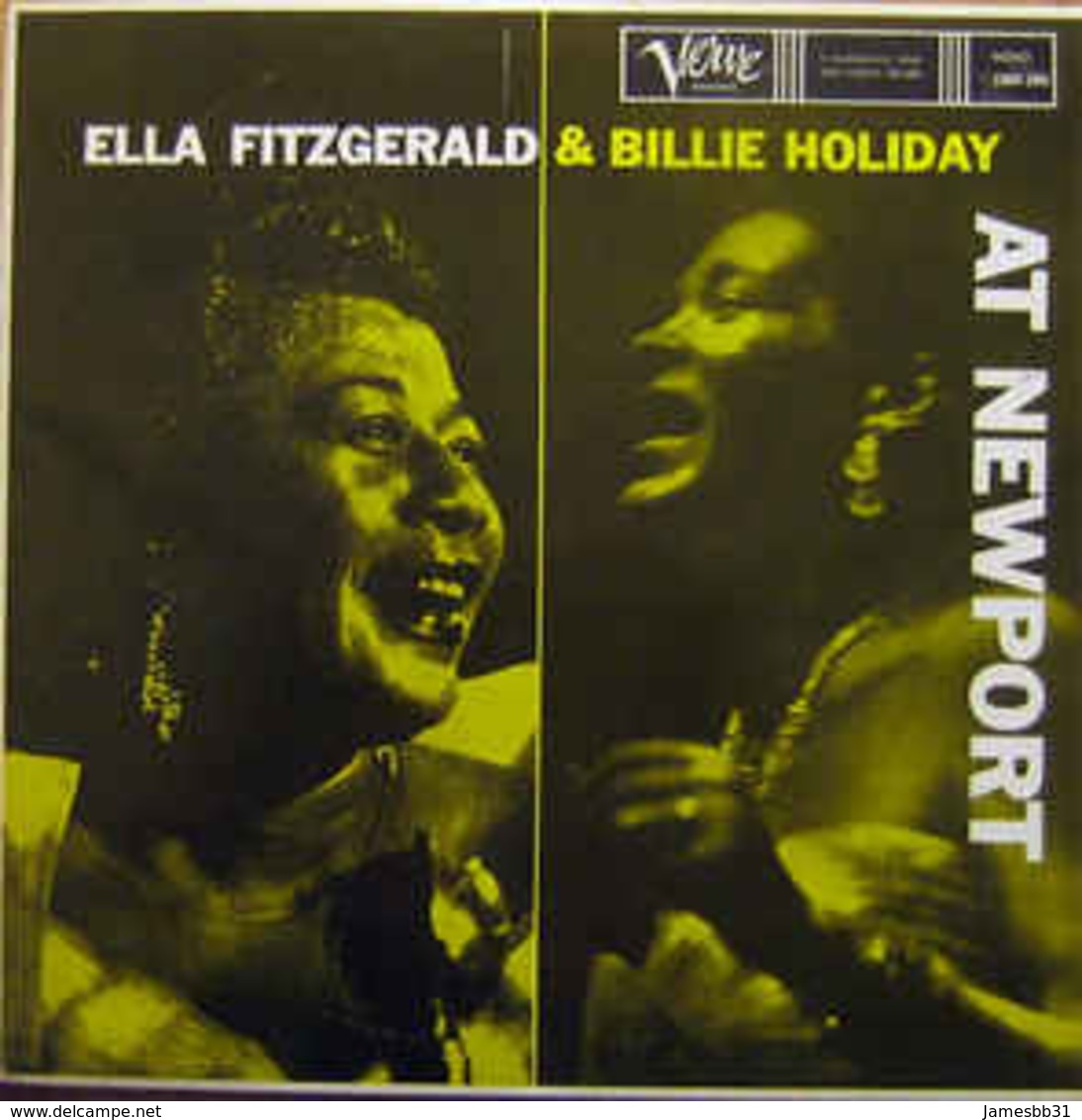 Ella Fitzgerald And Billie Holiday ‎– At Newport Label: Verve Records ‎– 2304 293 - Jazz