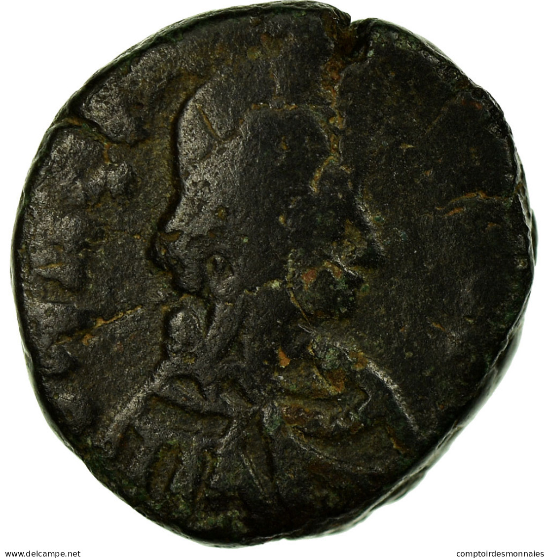 Monnaie, Anastase Ier, Demi-Follis, 498-507, Constantinople, TB, Cuivre, Sear:23 - Byzantium