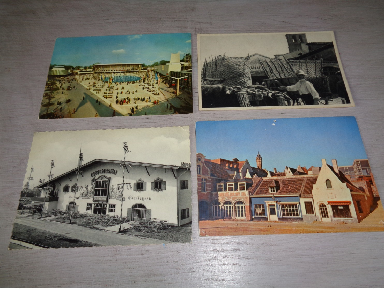 Beau lot de 60 cartes postales de Belgique CPSM  grand format  Exposition Universelle de Bruxelles 1958  Brussel