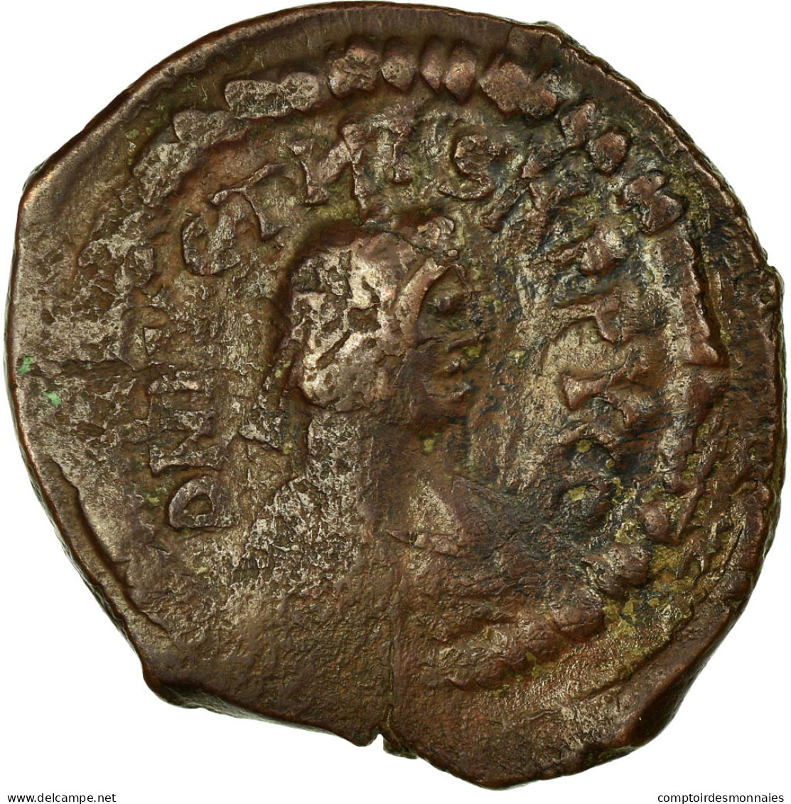 Monnaie, Justin I, Follis, 518-522, Antioche, TB+, Cuivre, Sear:100 - Bizantinas