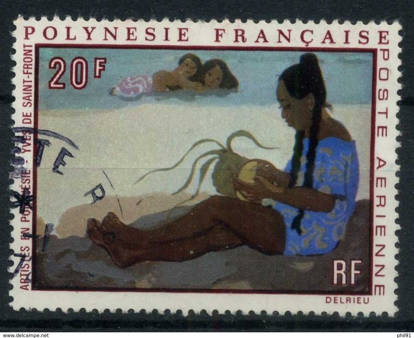 POLYNESIE FRANCAISE    Poste Aérienne     N° Y&T  PA40  (o) - Used Stamps