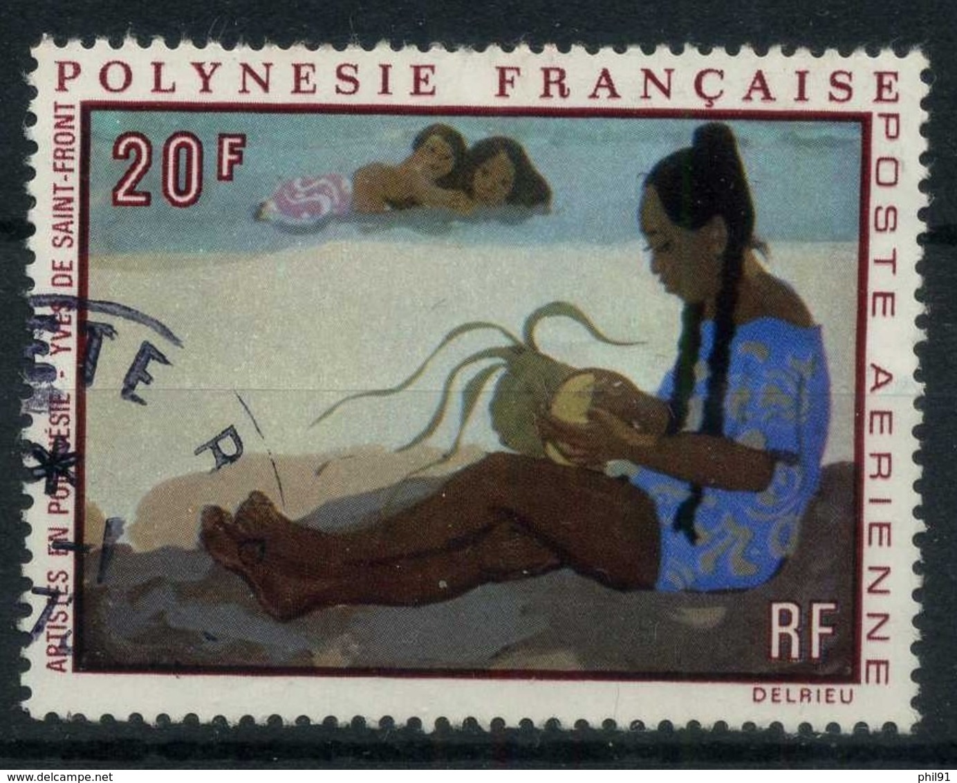 POLYNESIE FRANCAISE    Poste Aérienne     N° Y&T  PA40  (o) - Oblitérés