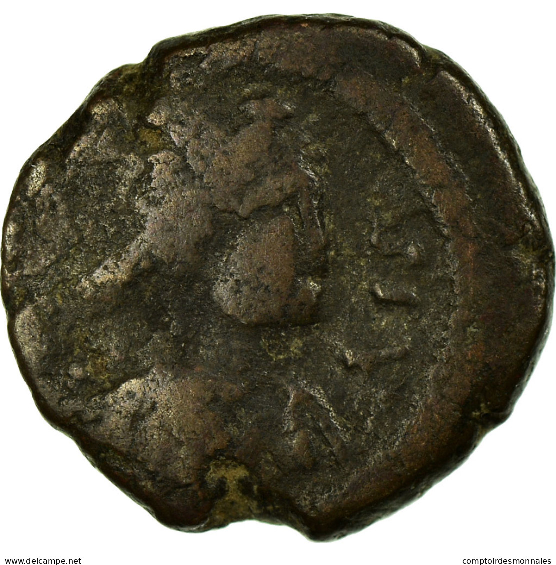 Monnaie, Justin I, Pentanummium, 518-527, Nicomédie, TB, Cuivre, Sear:92 - Bizantine
