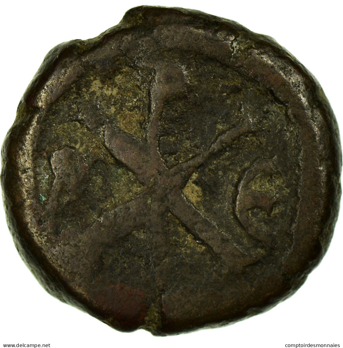 Monnaie, Justin I, Pentanummium, 518-527, Nicomédie, TB, Cuivre, Sear:92 - Byzantines