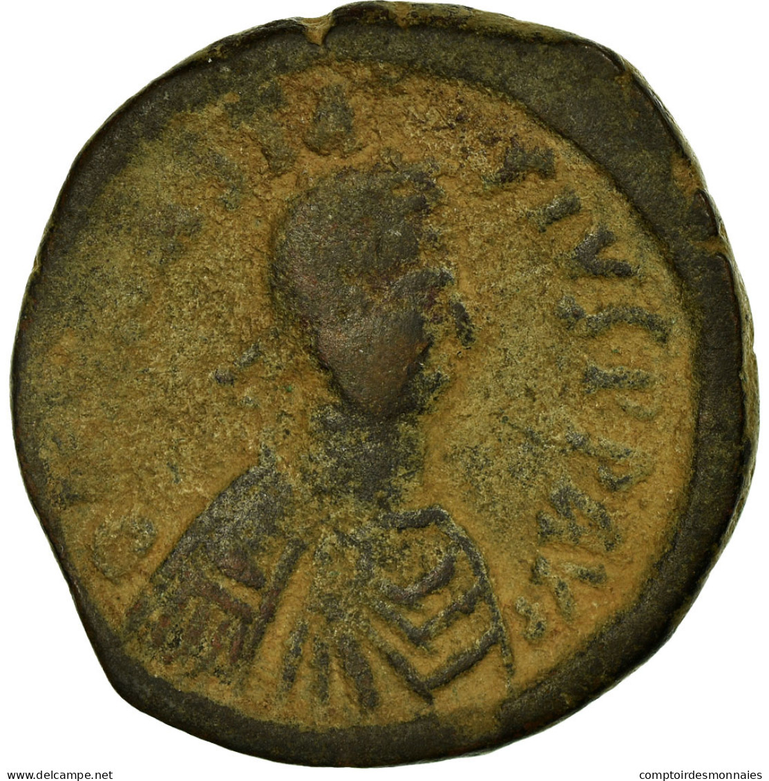 Monnaie, Anastase Ier, Follis, 512-517, Constantinople, TB+, Cuivre, Sear:19 - Byzantium