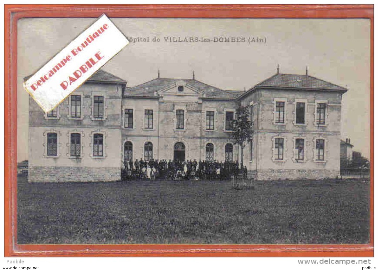 Carte Postale 01. Villars-les-Dombes  Hôpital Trés Beau Plan - Villars-les-Dombes