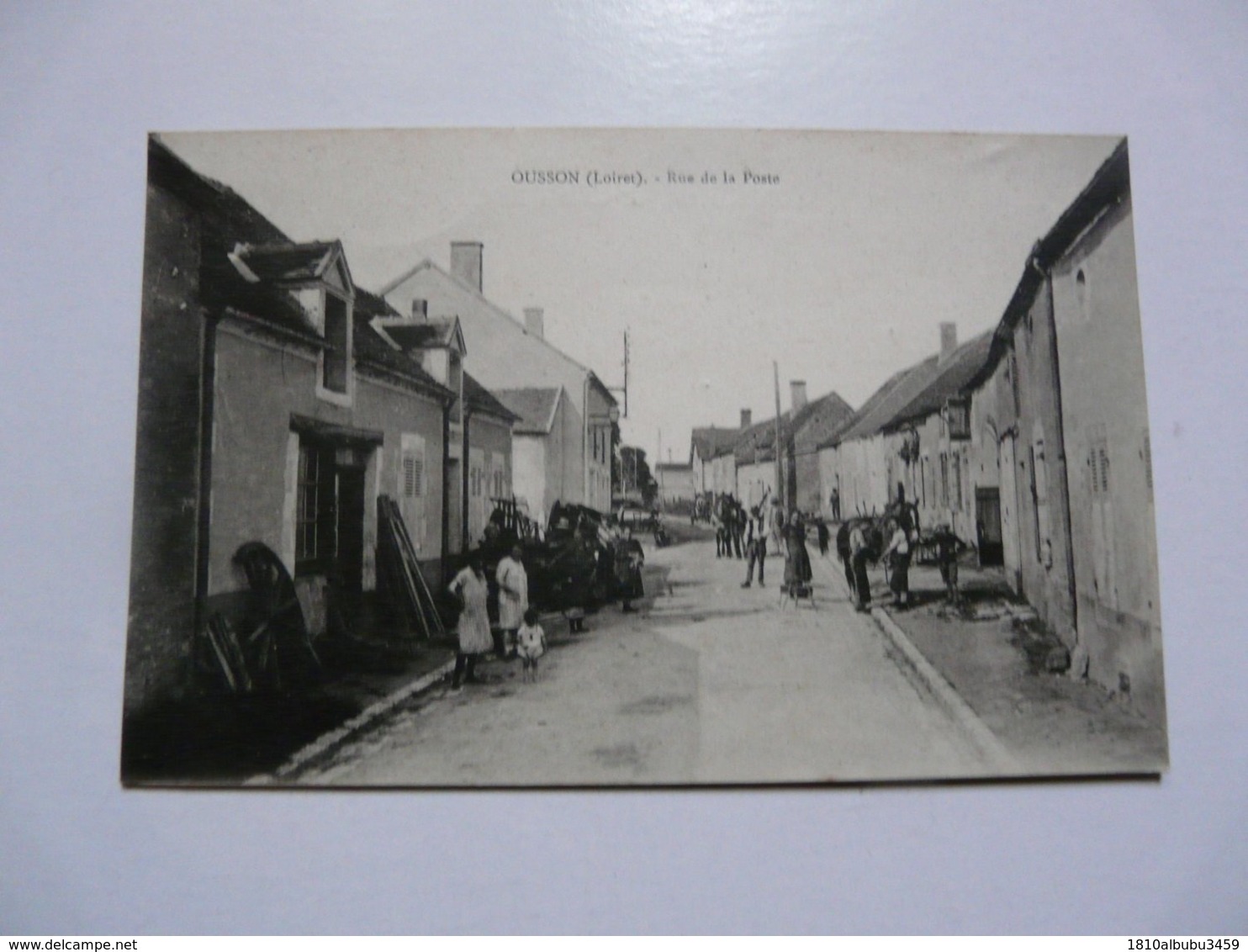 CPA 45 LOIRET - OUSSON : Rue De La Poste - Autres & Non Classés