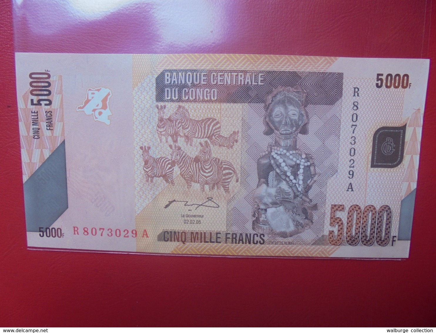 CONGO 5000 FRANCS 2005 PEU CIRCULER/NEUF - Demokratische Republik Kongo & Zaire