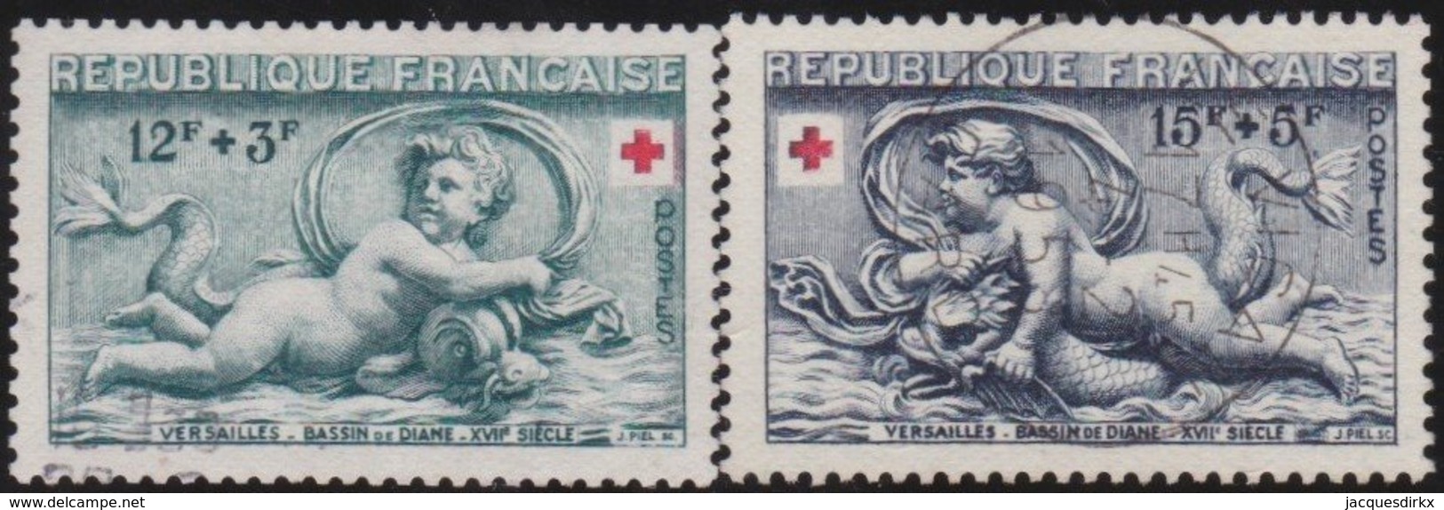 France  .   Yvert   .    937/938      .     O          .       Oblitéré - Oblitérés