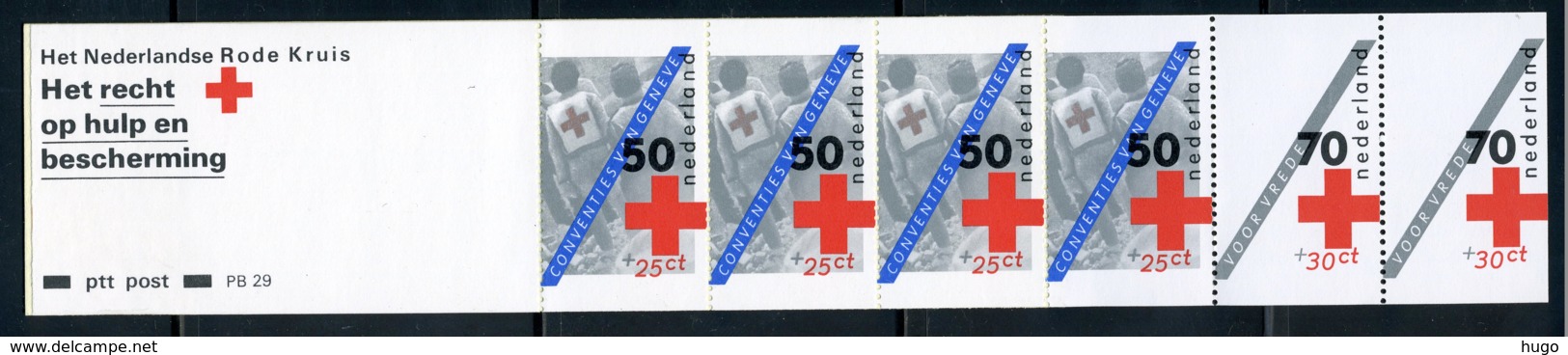 NEDERLAND PB29 MNH** 1983 - Postzegelboekje 4 X 50 + 25 En 2 X 70 + 30 Ct Rode Kruis - Carnets Et Roulettes