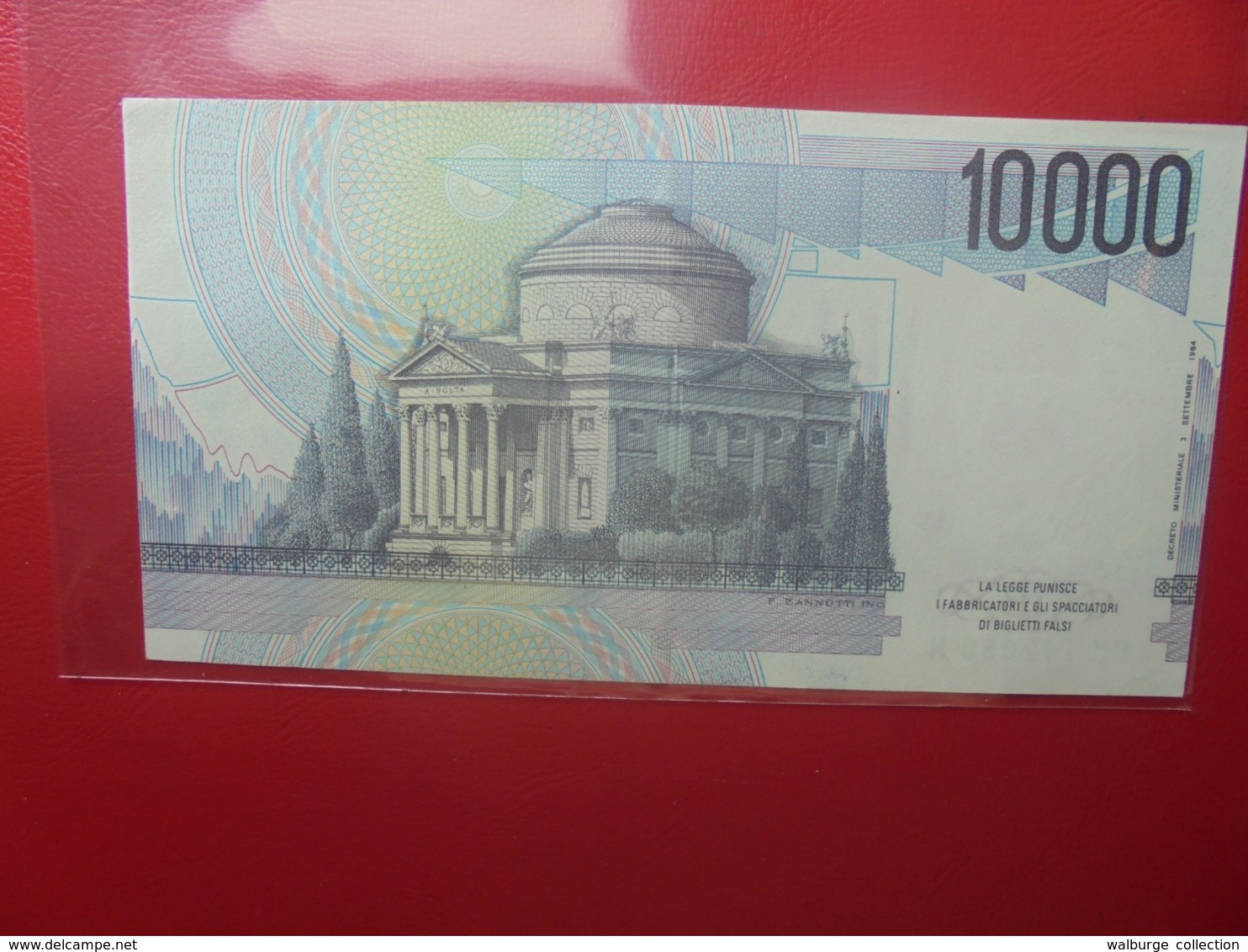 ITALIE 10.000 LIRE 1984 PEU CIRCULER/NEUF - 10000 Lire