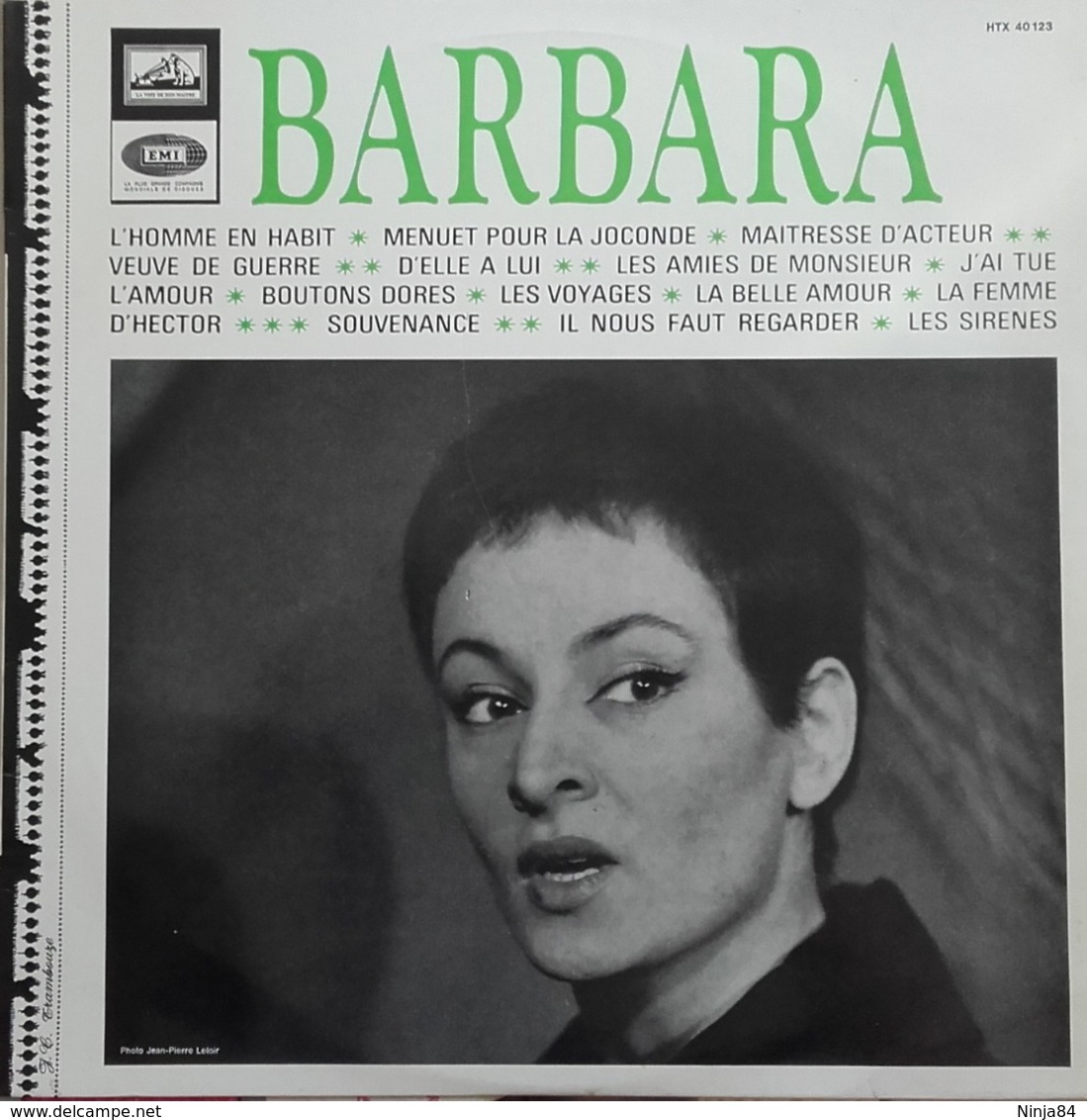 LP 33 RPM (12")  Barbara / Georges Brassens / Jacques Brel  "  L'homme En Habit  " - Andere - Franstalig