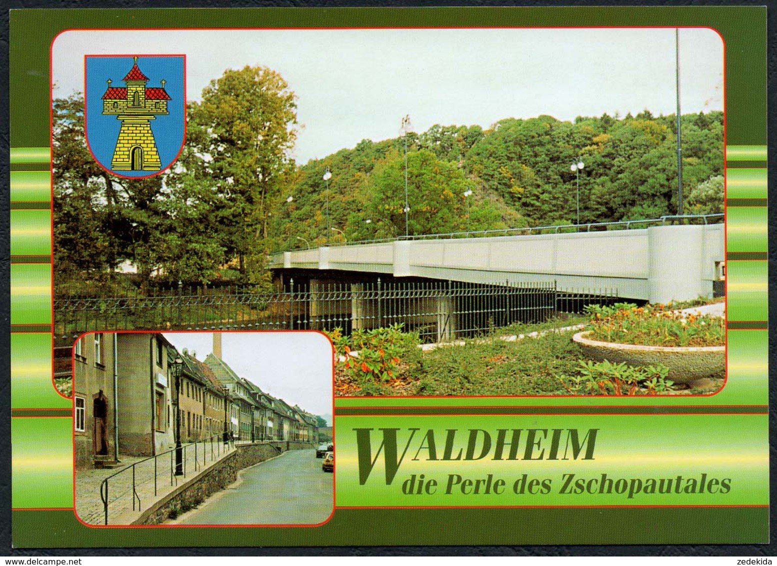 C8340 - TOP Waldheim Brücke - Bild Und Heimat Reichenbach - Waldheim