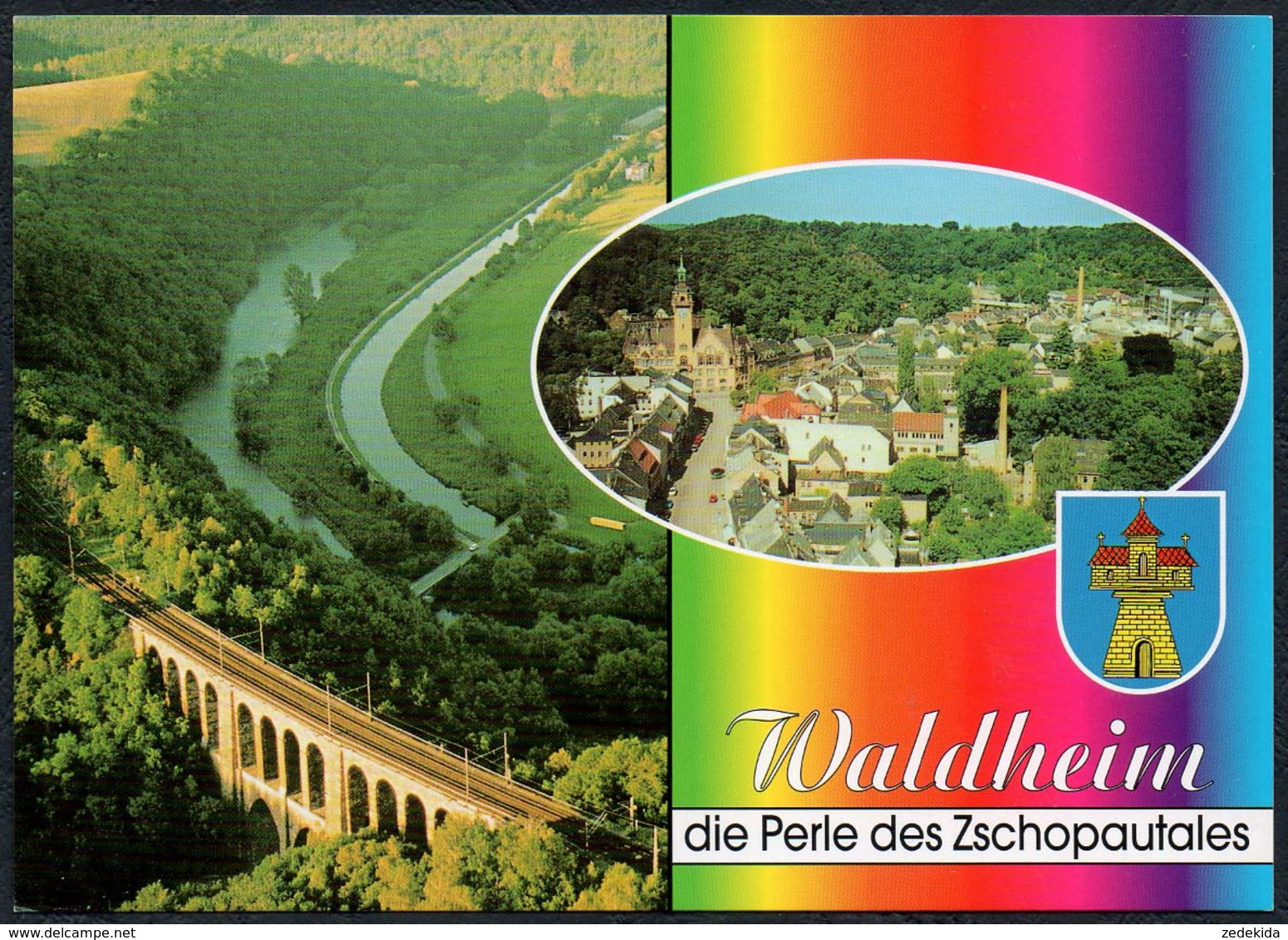 C8341 - TOP Waldheim Brücke - Bild Und Heimat Reichenbach - Waldheim