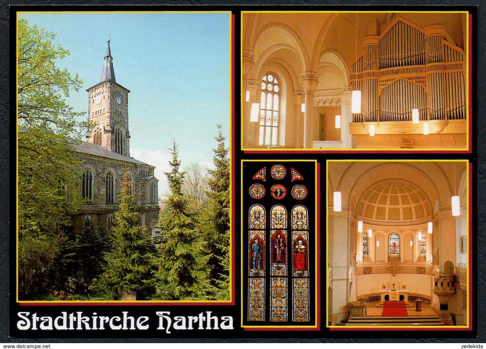 C8346 - TOP Hartha Kirche - Bild Und Heimat Reichenbach - Hartha