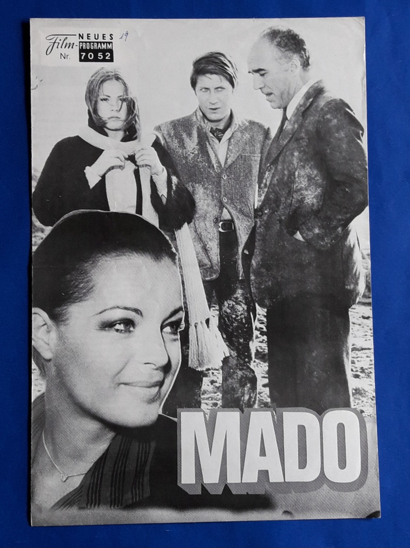 ROMY SCHNEIDER / MICHEL PICCOLI Im Film "MADO" # NFP-Filmprogramm Von 1976 # [19-1138] - Film & TV