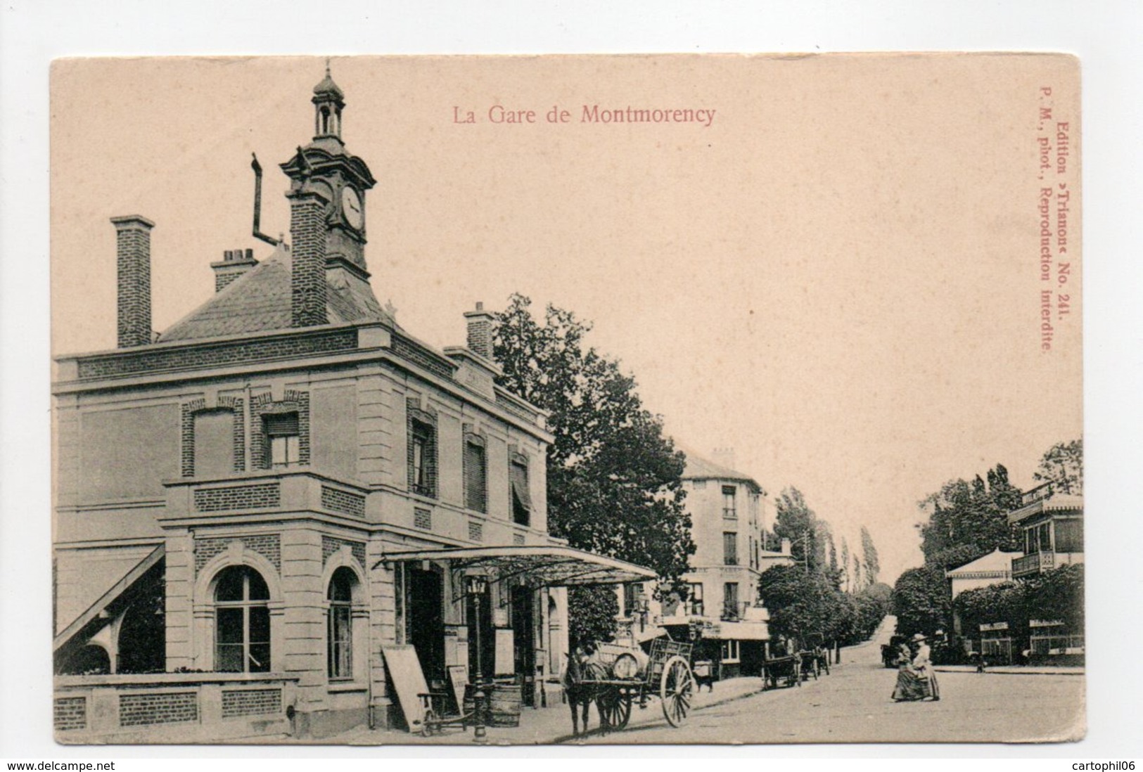 - CPA MONTMORENCY (95) - La Gare - Edition Trianon 241 - - Montmorency