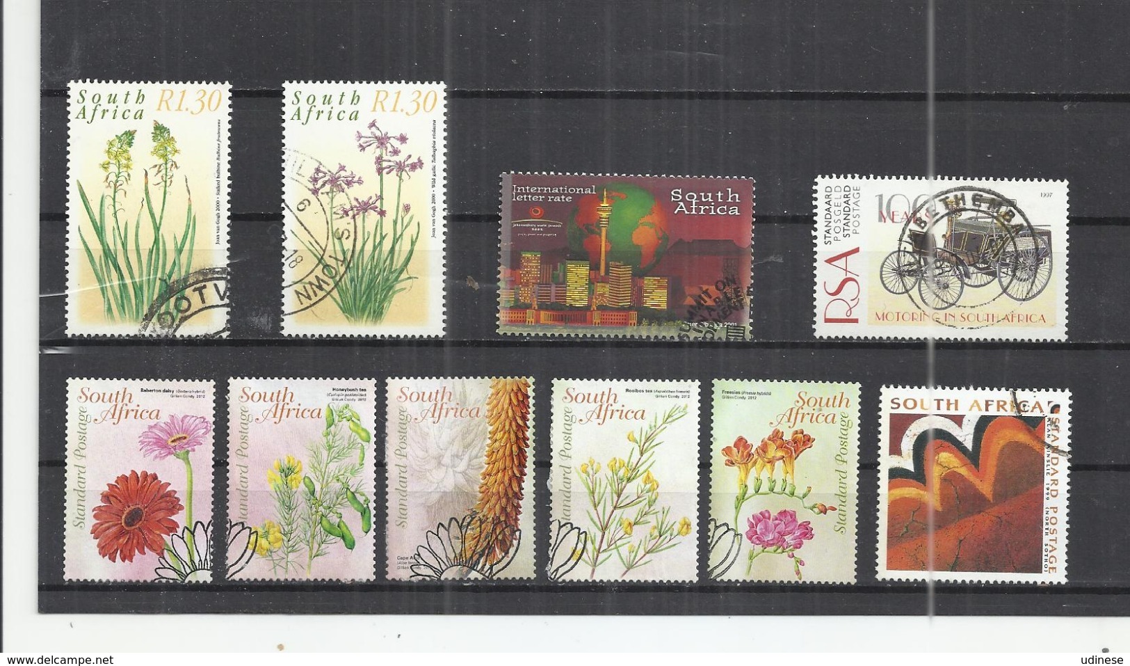 TEN AT A TIME - SOUTH AFRICA - LOT OF 10 DIFFERENT COMMEMORATIVE 13 - USED OBLITERE GESTEMPELT USADO - Usados