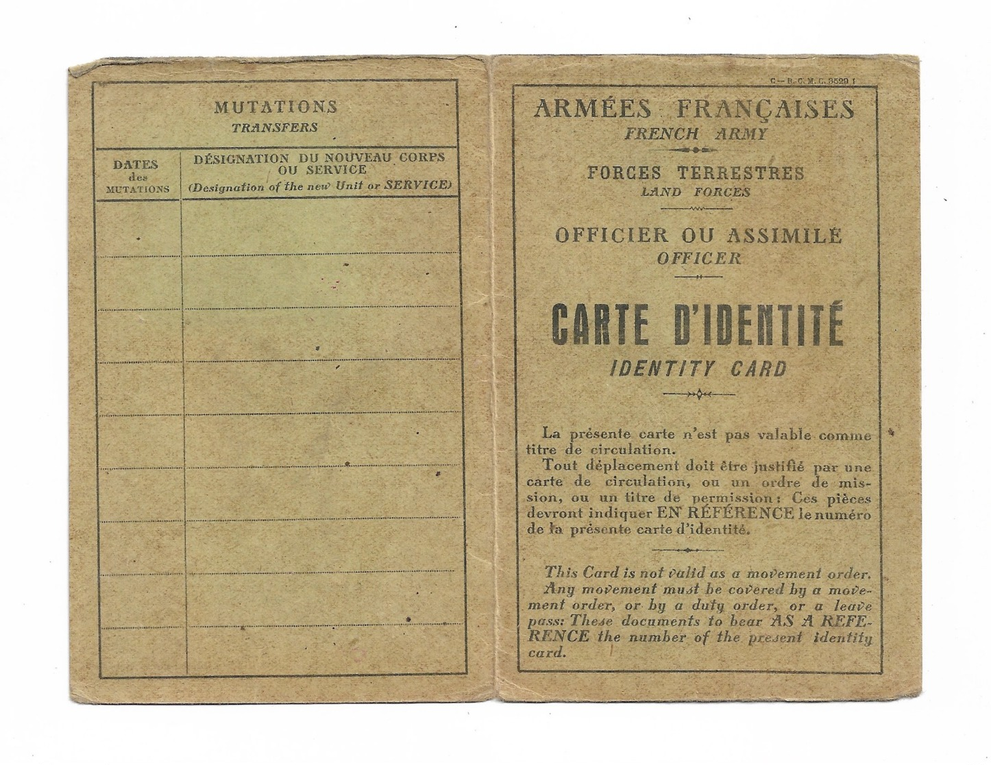 Histoire Postale Récente, 1948, Cachet "poste Aux Armées Direction Générale" + Le Même " Inspecteur Général" - Ohne Zuordnung