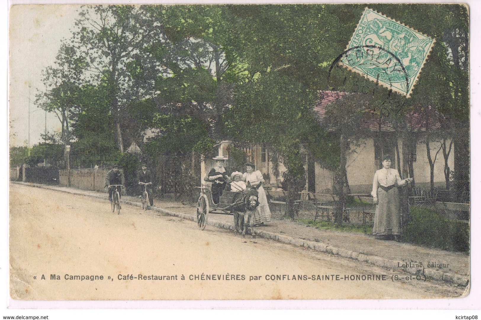 CHENEVIERES . '' A Ma Campagne '' Café -- Restaurant . - Sonstige & Ohne Zuordnung