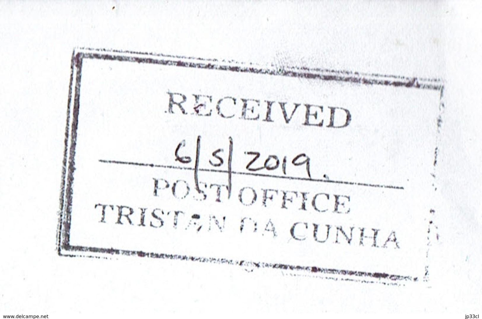 Letter "Return To Sender" From Tristan Da Cunha Post Office To Belgium (6/5/2019) - Tristan Da Cunha