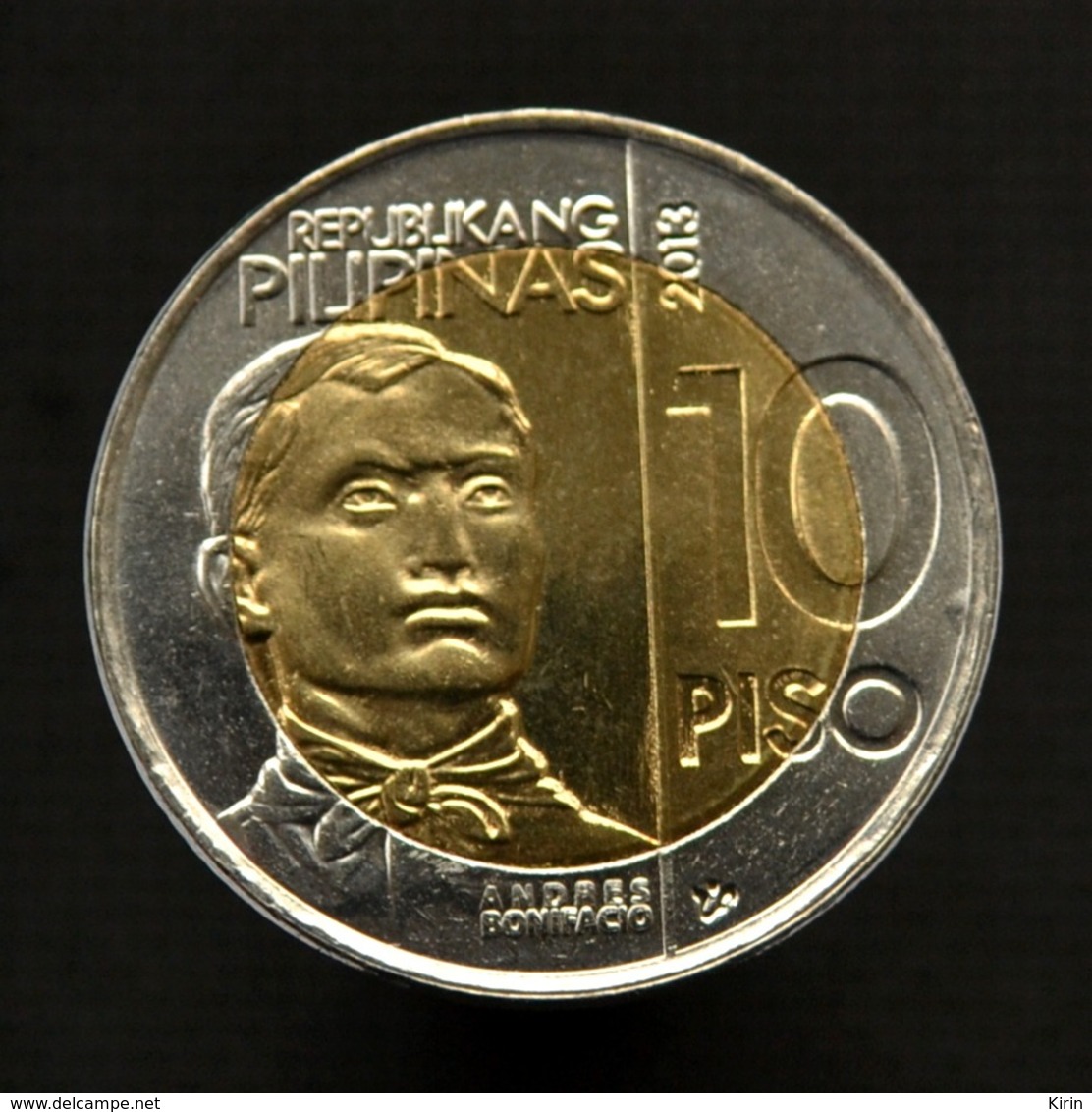 Philippines 10 Piso 2013. 150 Years Andres Bonifacio. Km285 UNC Bimetallic Coin - Filippijnen