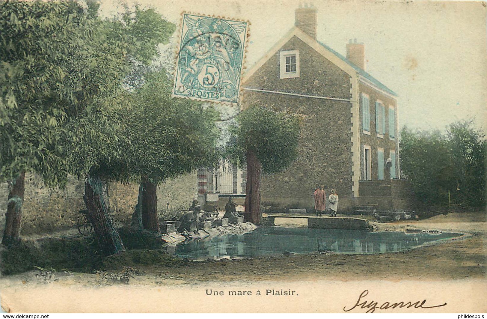 YVELINES  PLAISIR  Une Mare  LAVOIR - Plaisir