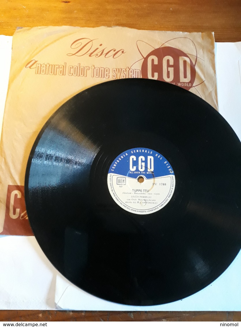 CGD  -  1952.  Serie  PV  Nr. 1788.  Lello Perrelli  ( Canzone Napoletana ) - 78 Rpm - Gramophone Records