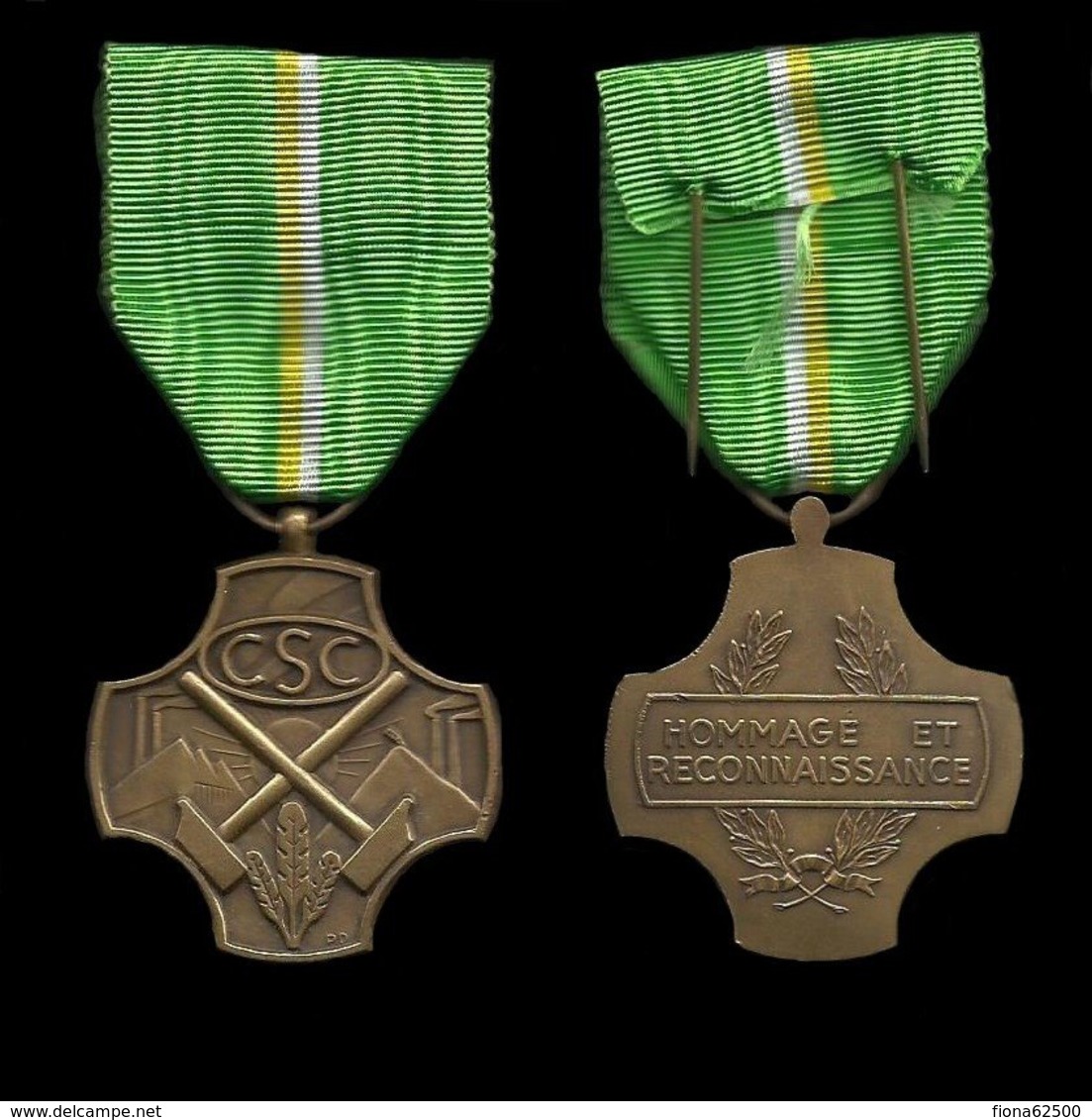 MEDAILLE BELGE . HOMMAGE ET RECONNAISANCE . - Belgique