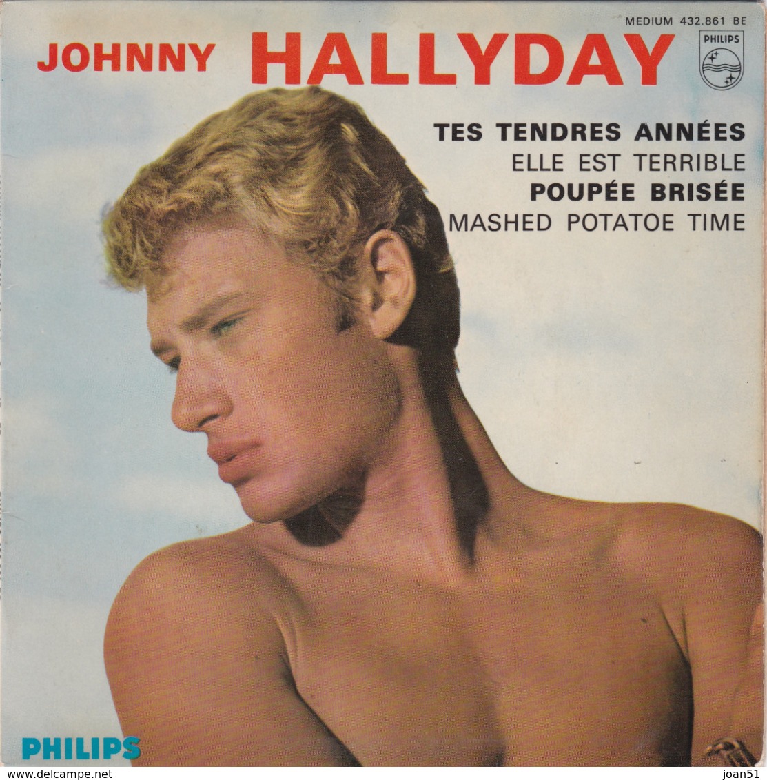 JOHNNY HALLYDAY( Pochette Vide ) TES TENDRES ANNEES - Rock