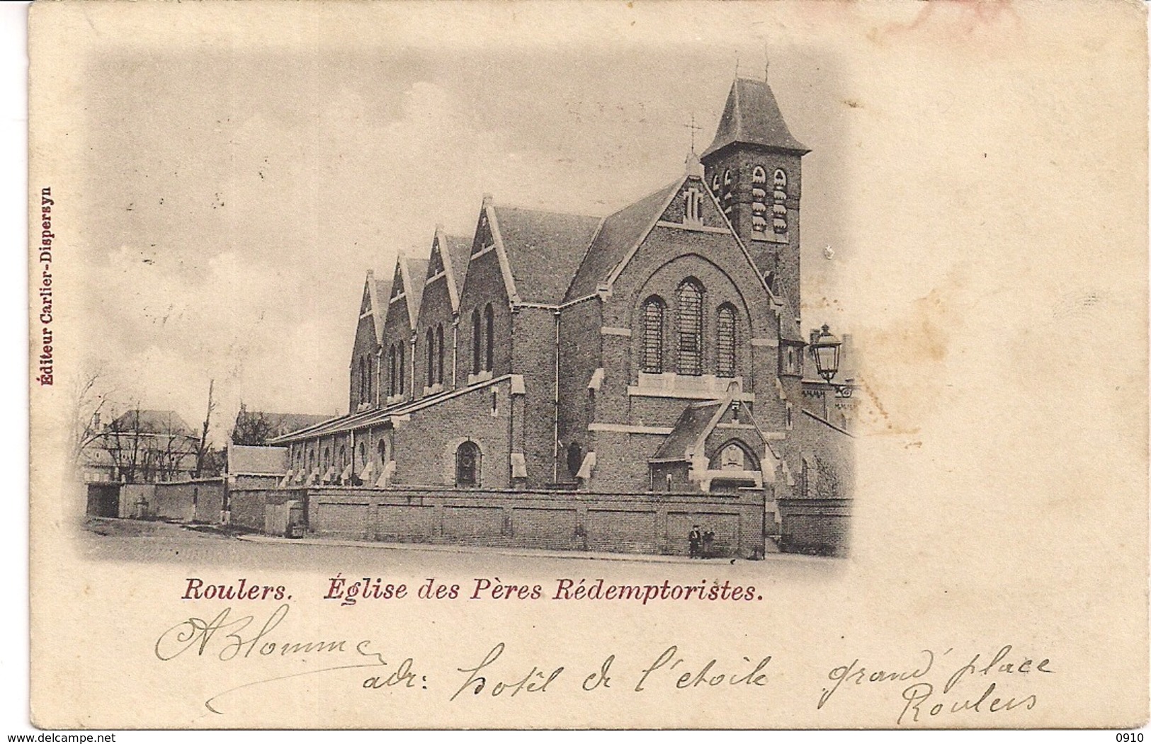 ROESELARE-ROULERS"KERK VAN DE BROEDERS REDEMPTORISTEN-EGLISE DES PERES REDEMPTORISTES"EDIT.CARLIER DISPERSYN - Roeselare