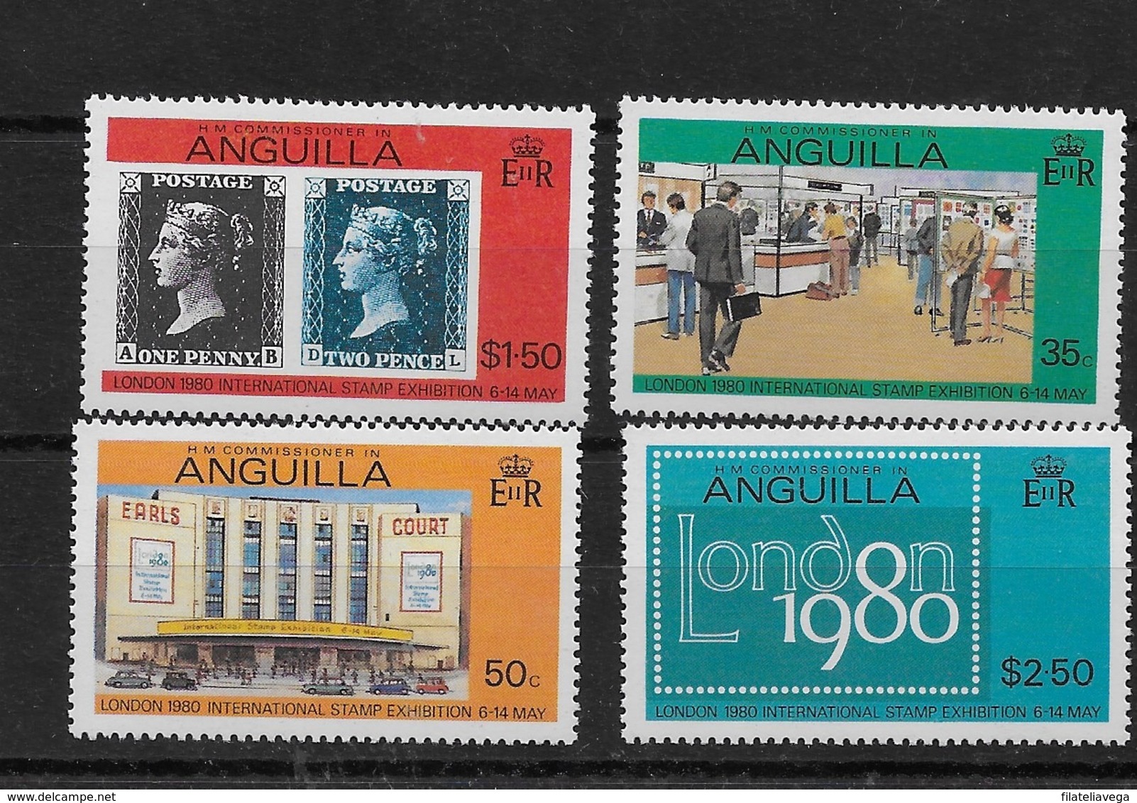 Serie De Anguilla Nº Yvert 338/41 ** - Anguilla (1968-...)