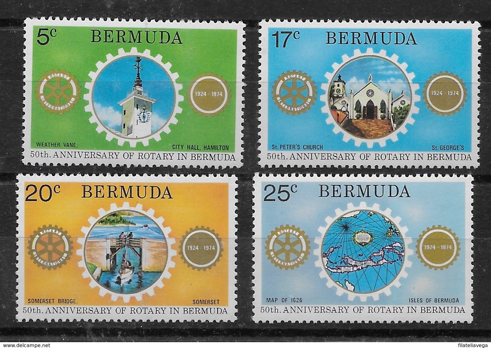 Serie De Bermuda Nº Yvert 296/99 ** - Bermudas