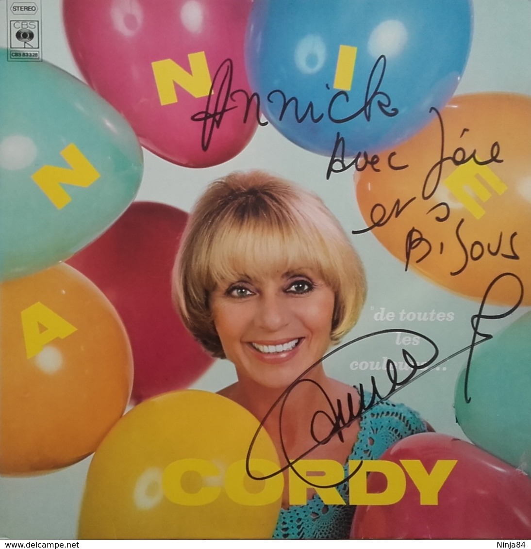 LP 33 RPM (12")  Annie Cordy / Gilbert Bécaud ‎ "  De Toutes Les Couleurs…  " - Other - French Music