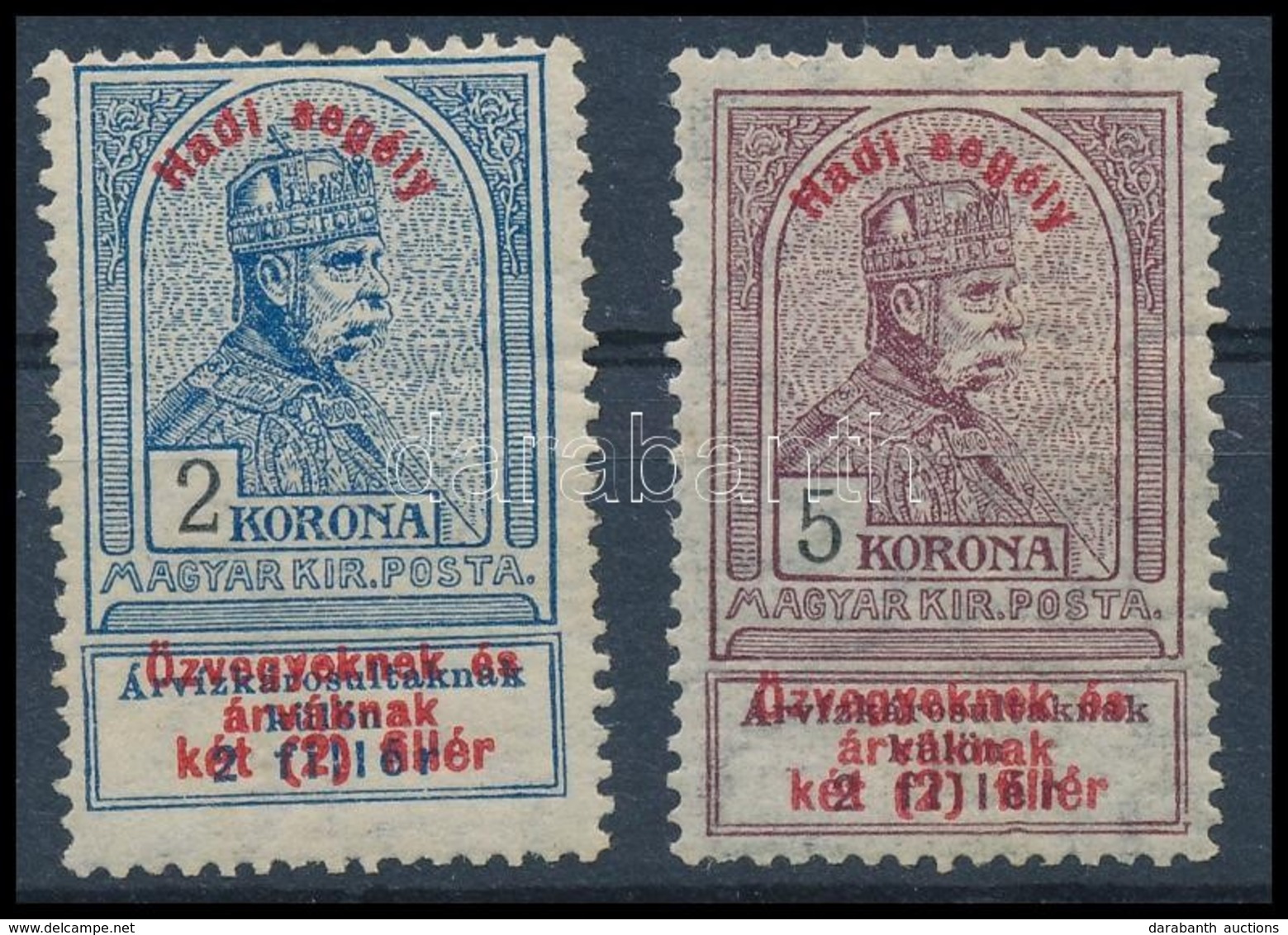 * 1914 Hadi Segély 2K, 5K (*15.000) - Sonstige & Ohne Zuordnung