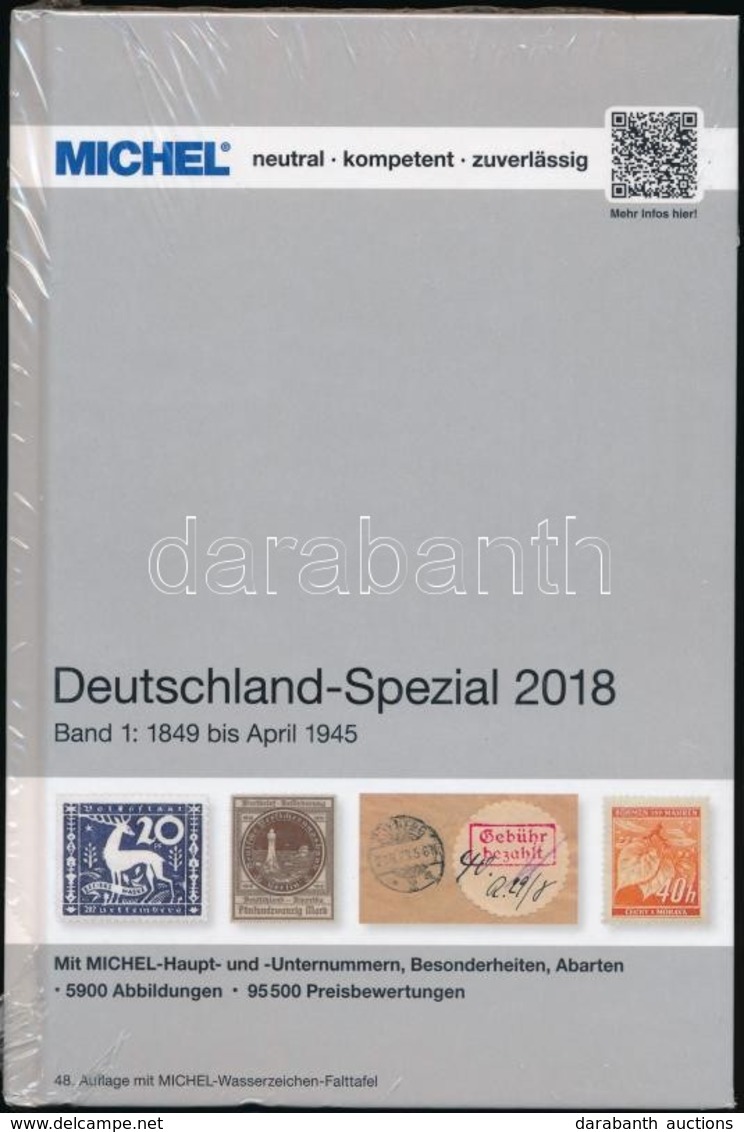 MICHEL Németország Speciál 2018/I Kötet Katalógus, Bontatlan - Altri & Non Classificati