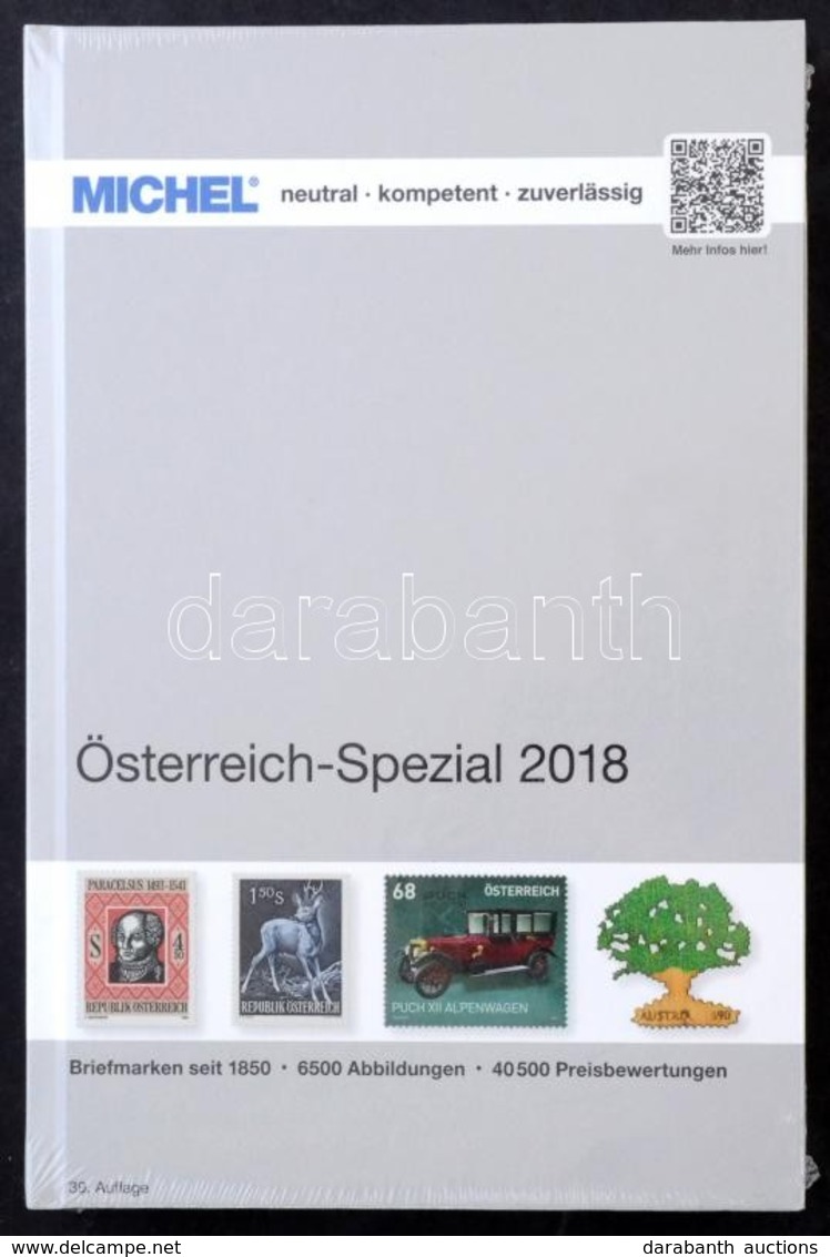 Michel-Ausztria (Österreich)  Spezial 2018 Katalógus, (39. Kiadás) - Sonstige & Ohne Zuordnung