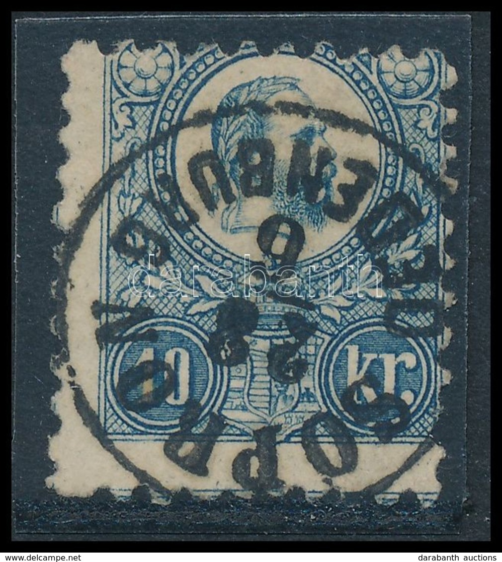 O 1871 Réznyomat 10kr Képbe Fogazva 'SOPRON / OEDENBURG' - Sonstige & Ohne Zuordnung