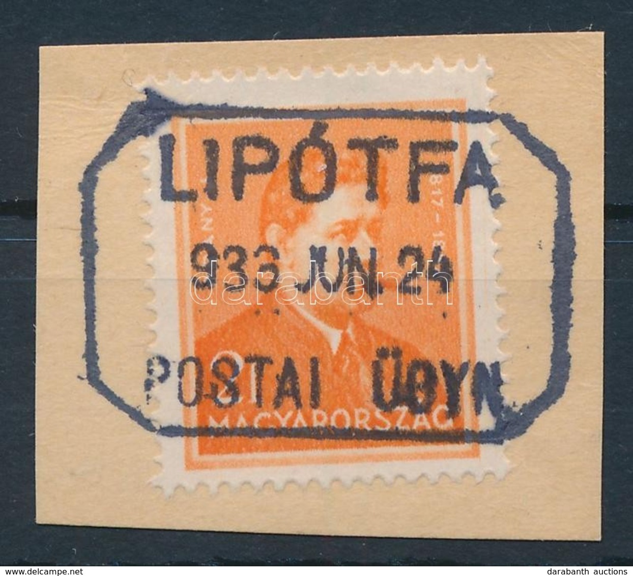 'LIPÓTFA' Postaügynökségi Bélyegzés - Sonstige & Ohne Zuordnung